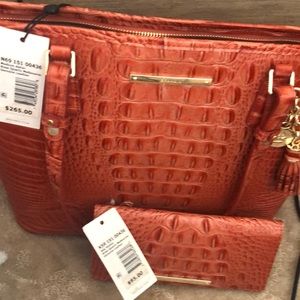 rose quartz Brahmin NWT medium asher